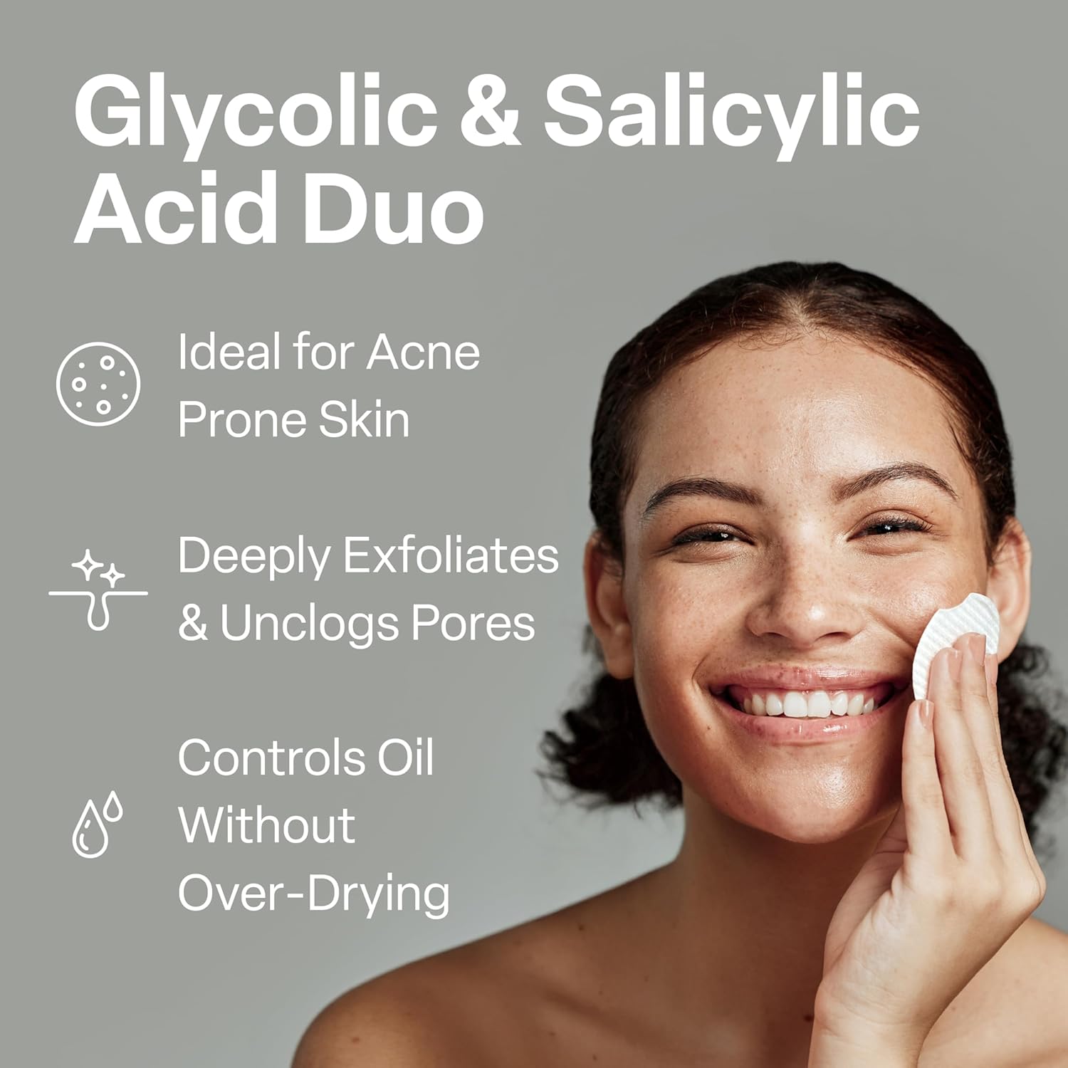 10/2 Glycolic/Salicylic Acid Acne Control Pads