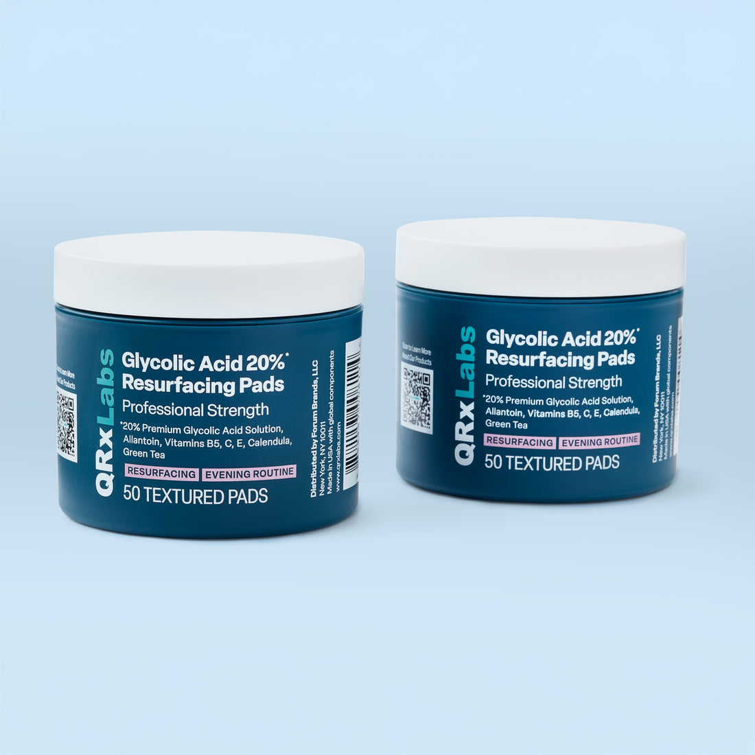 20% Glycolic Acid Resurfacing Pads - 2PK
