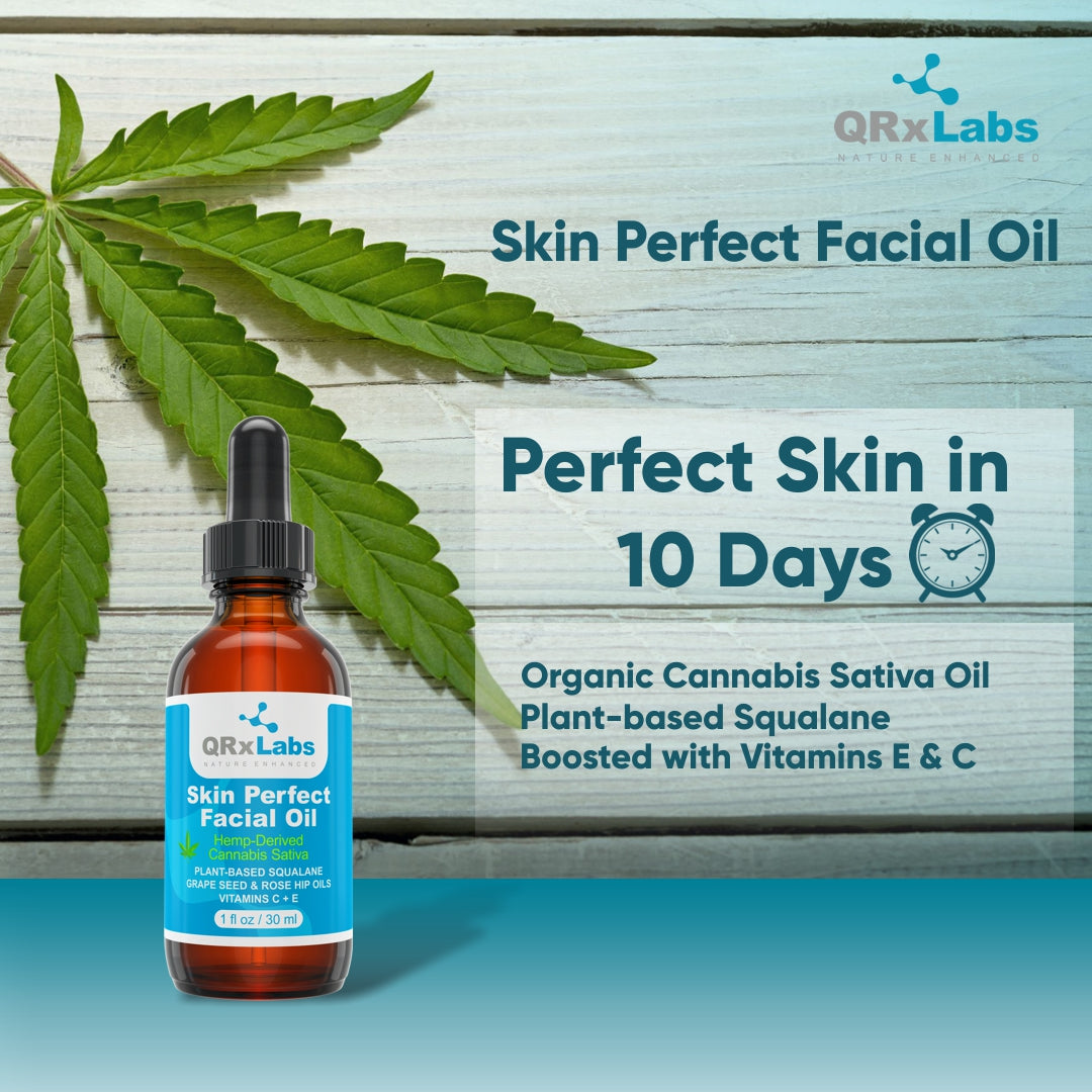 Skin Perfect Facial Oil   Pure Hemp-derived Cannabis Sativa Oil